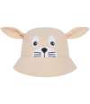 LW093 Larkwood Baby/Toddler Character Bucket Hat Light Brown Bunny colour image
